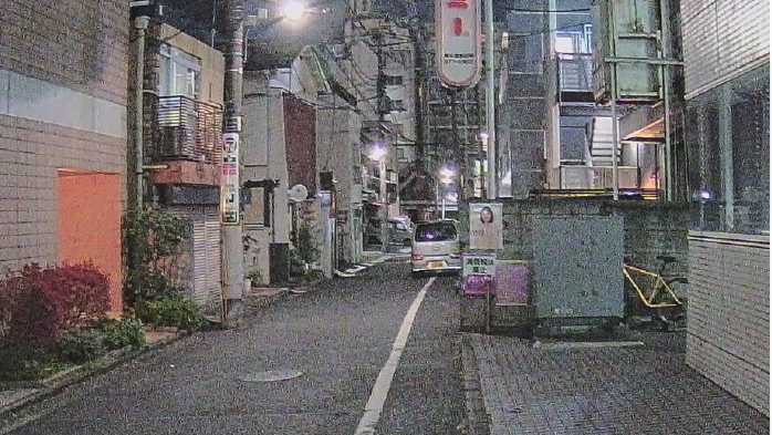 夜間フルカラー対応機の映像